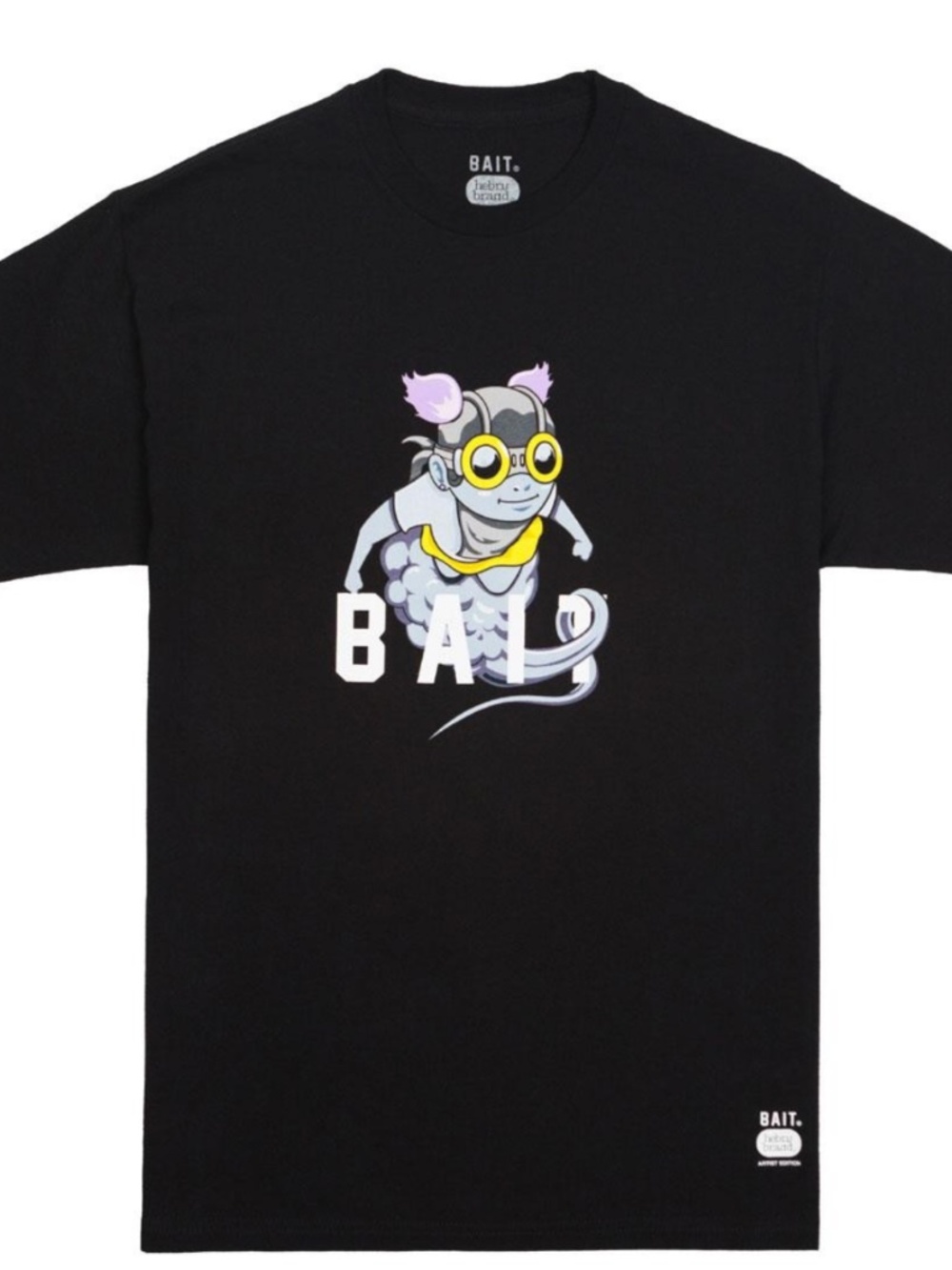 BAIT X HEBRU BRANTLEY MEN FLY GIRL TEE  - XL